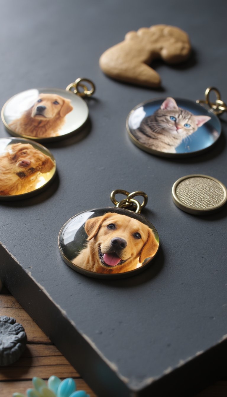 11. Pet ID Tags with a Photo