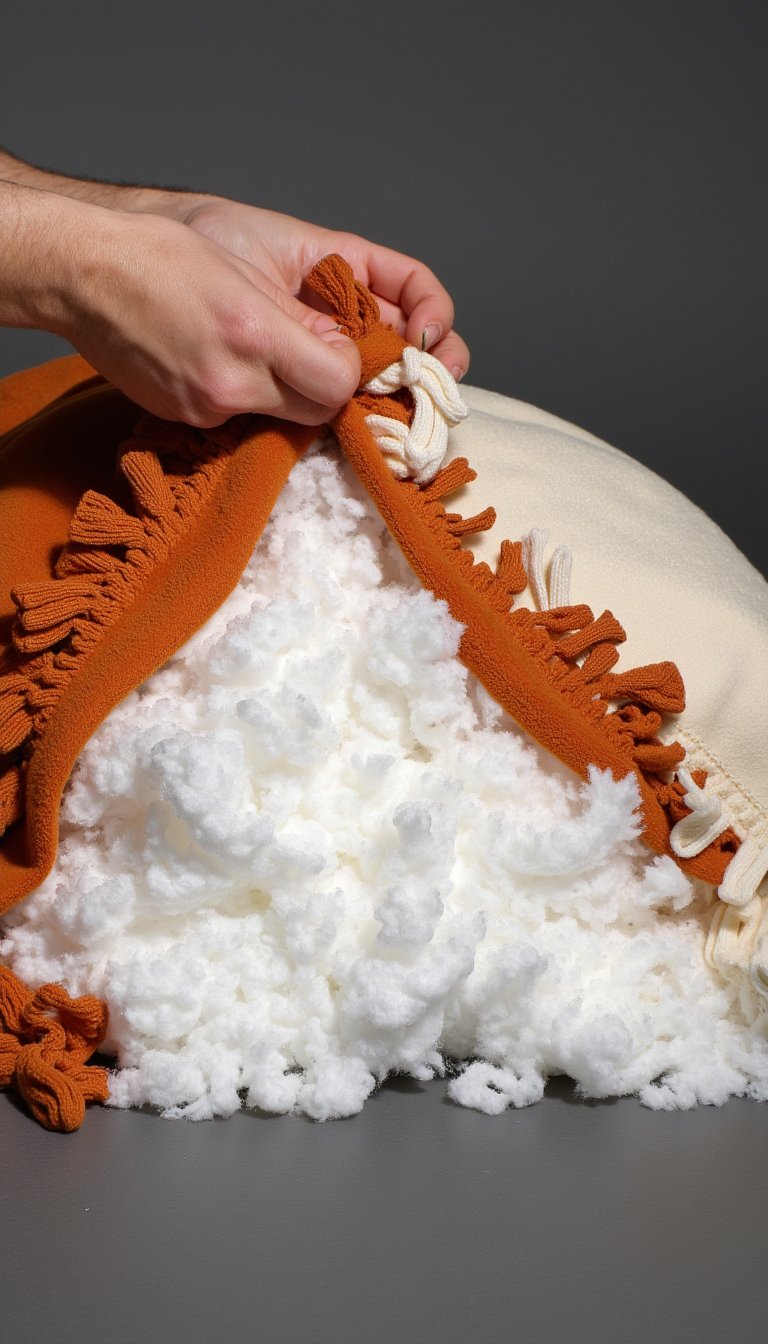 8. No-Sew Fleece Pillow