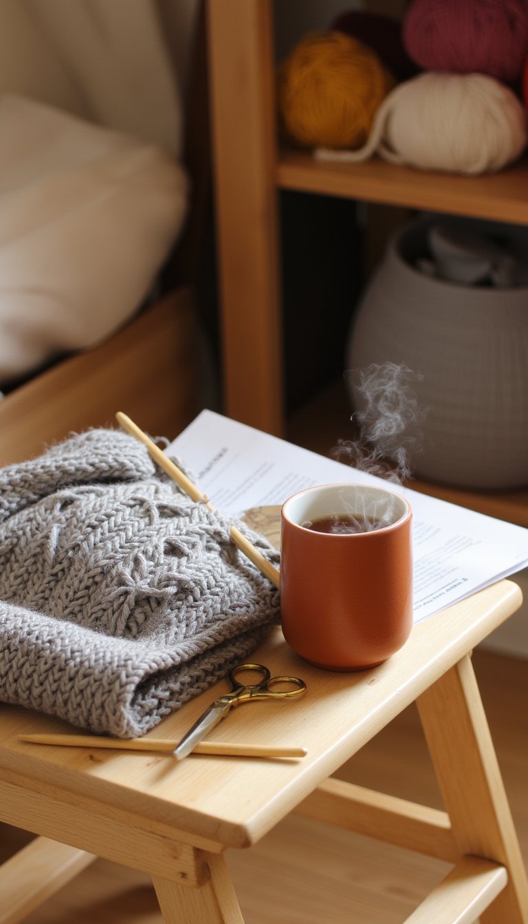 8. BEKVÄM Step Stool as a Mini Side Table