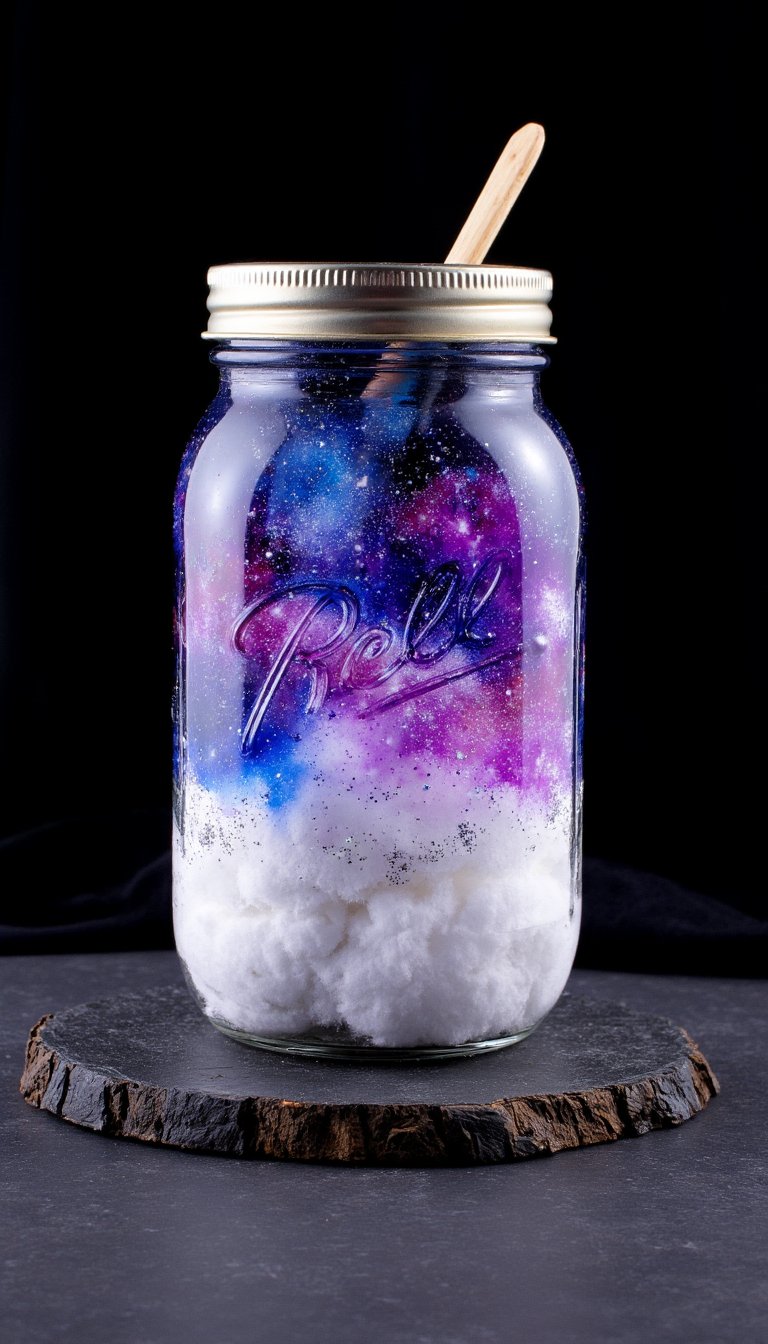 1. DIY Galaxy Jars