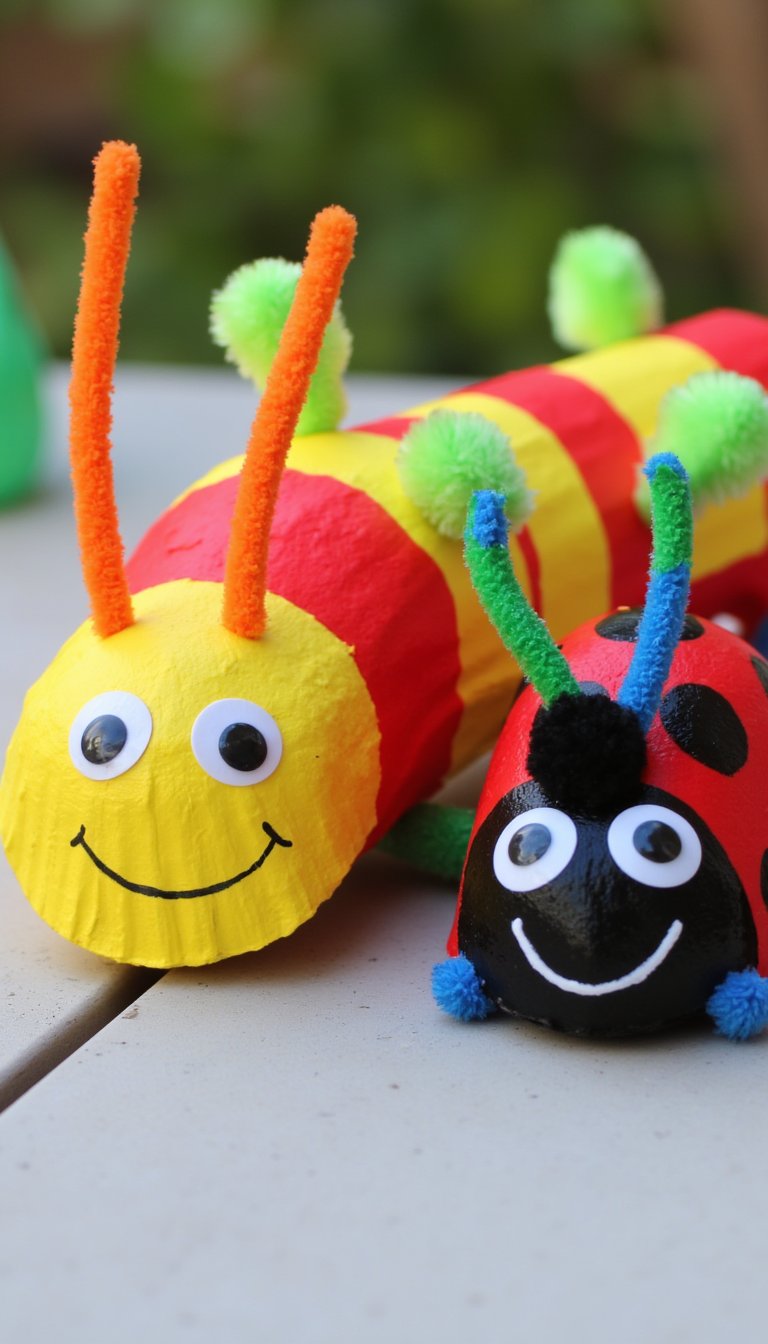 11. Egg Carton Bugs & Critters