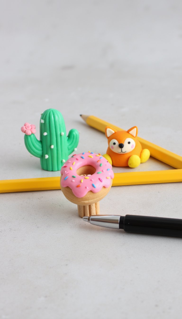 15. Fun Pencil and Pen Toppers