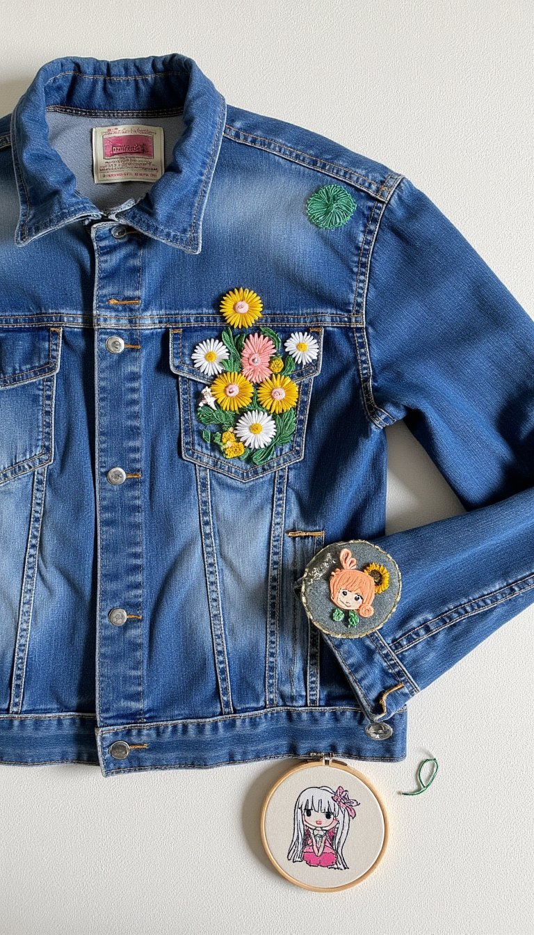 1. Embroidered Denim Jackets