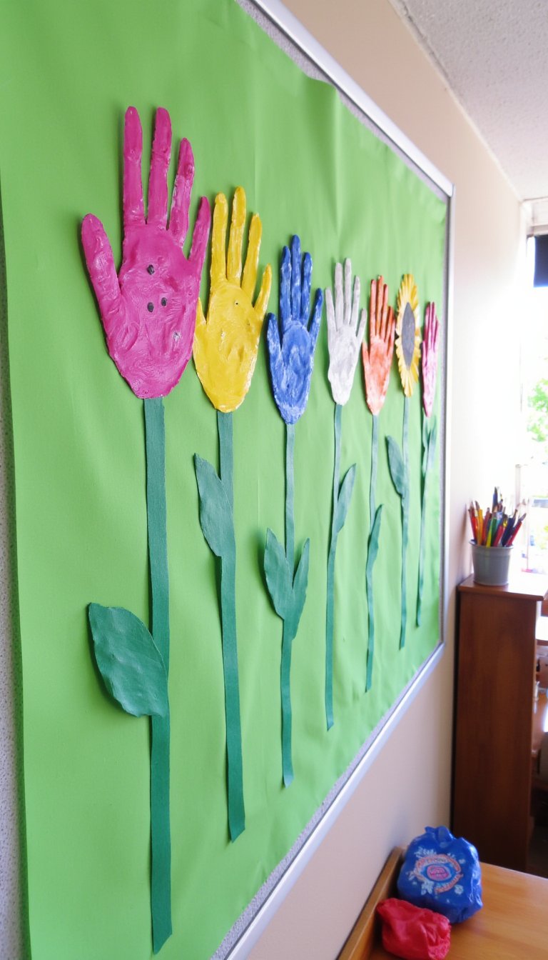 26. Handprint Class Garden
