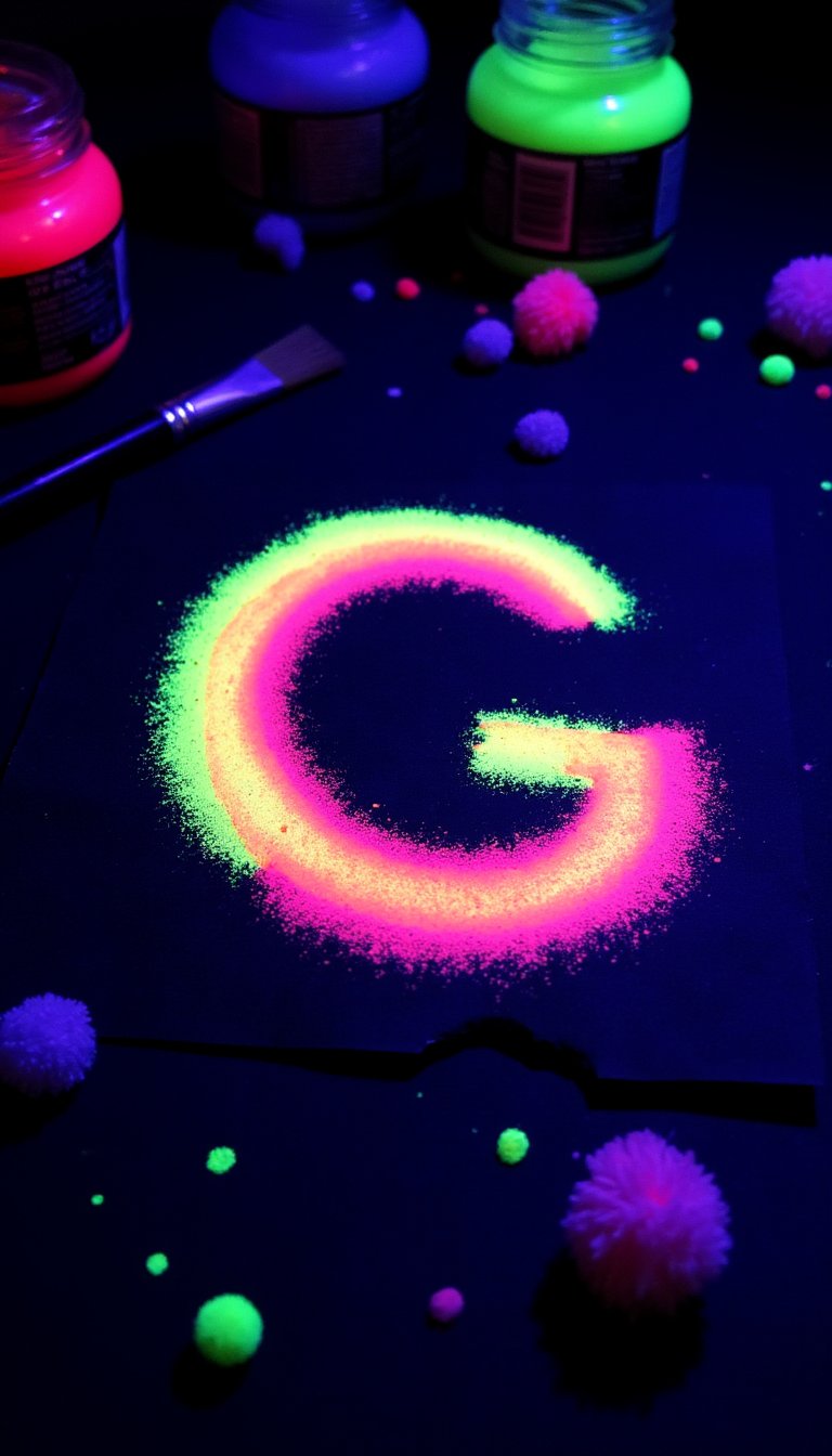 22. Glowing G (Black Light Fun)