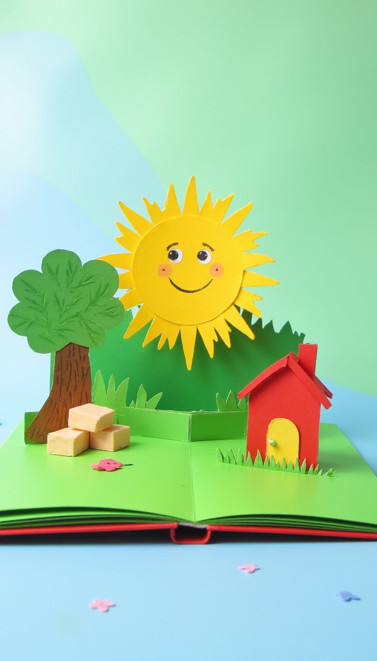 20. Pop-Up Storybook Scene