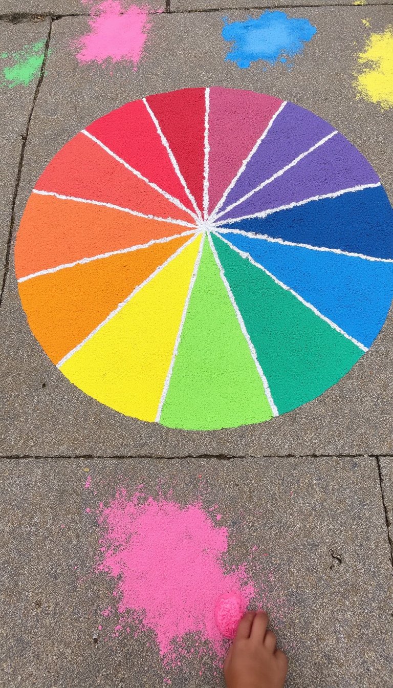 17. Color Theory Wheel & Blend Experiments