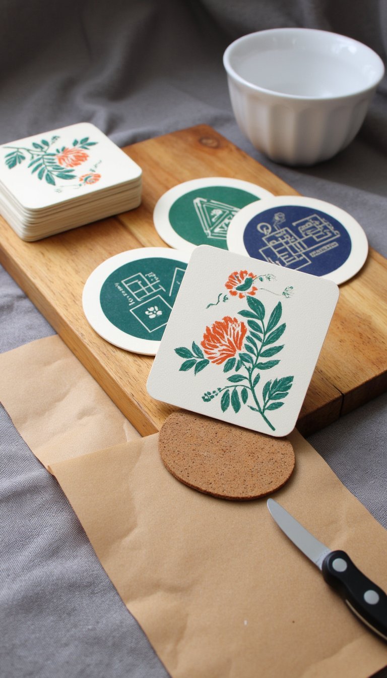 23. Paper Coasters