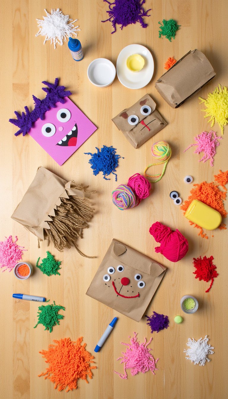 17. Paper Bag Puppets