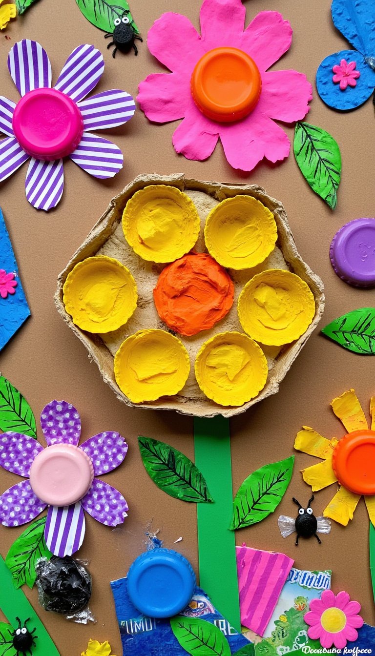 9. Recycled Bloom Collage
