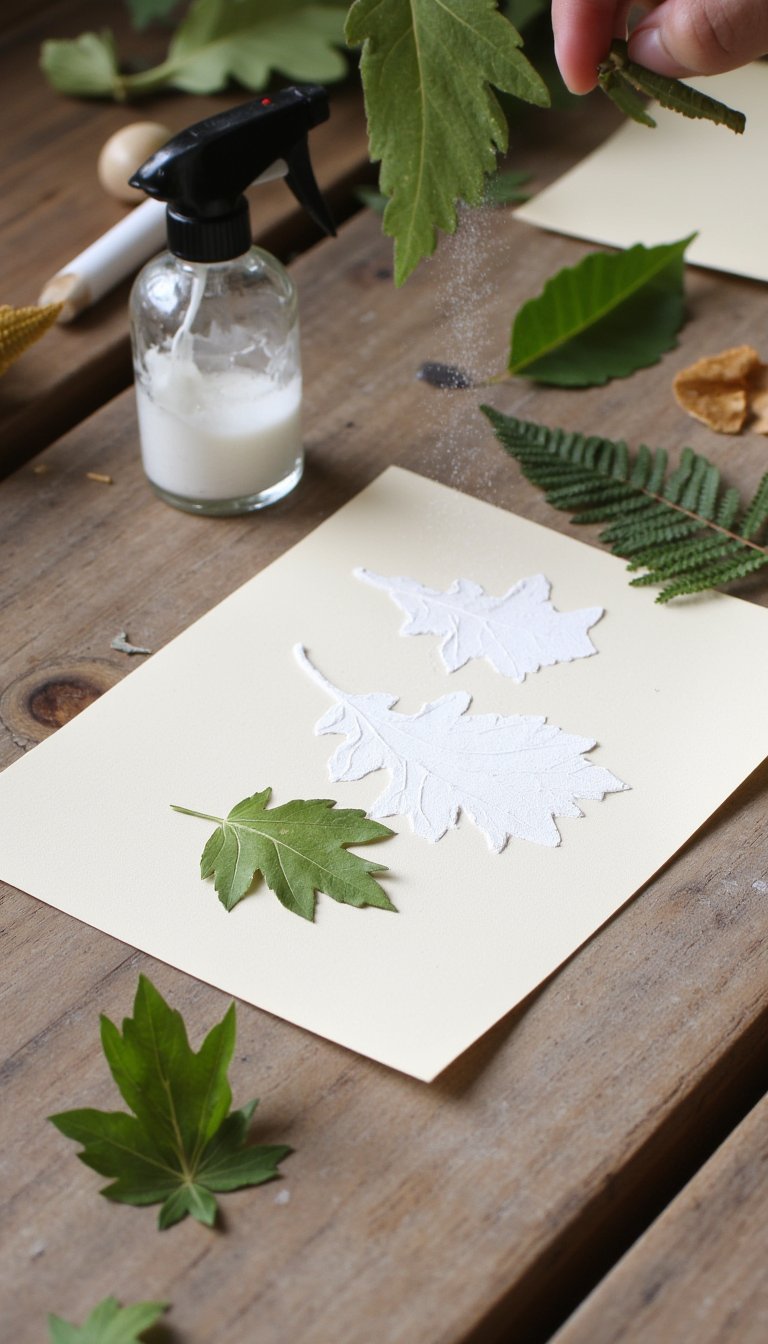 15. Nature Print Notecards