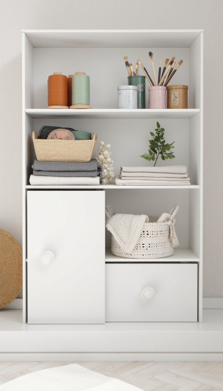 11. EKET Cabinets for a Floating Look