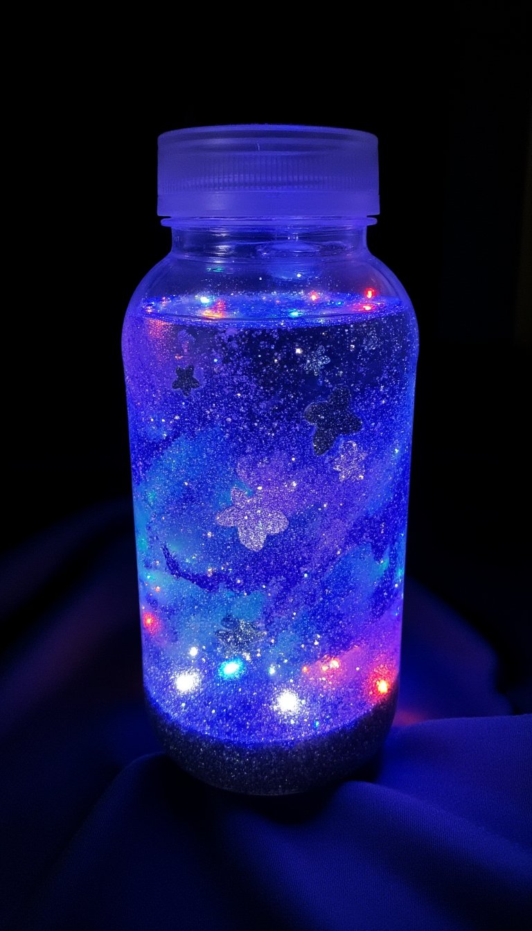 25. A 'Galaxy' in a Bottle Sensory Jar