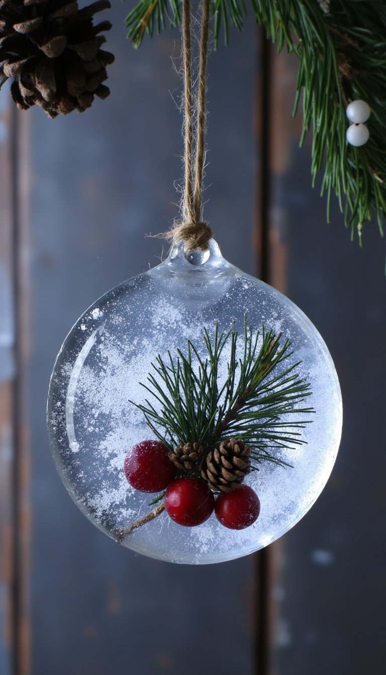 23. Frozen Fairy Ornaments (Winter Craft)