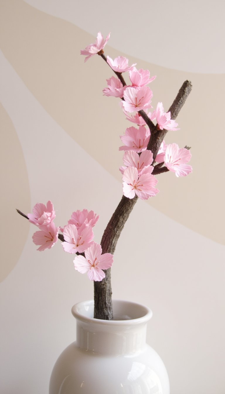 17. Paper Cherry Blossom Branch