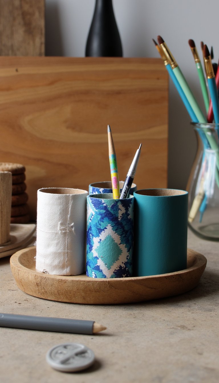 11. No-Slip Pen & Brush Holders