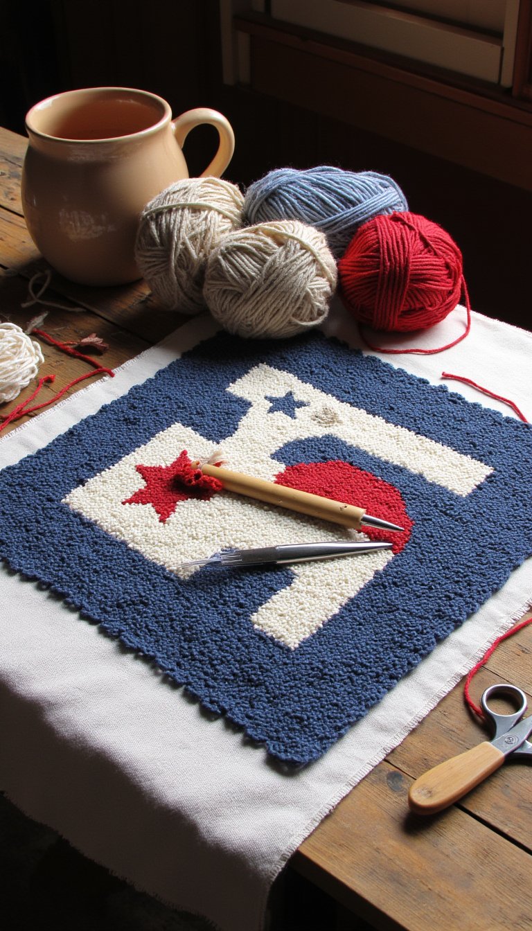 10. Punch Needle Embroidery