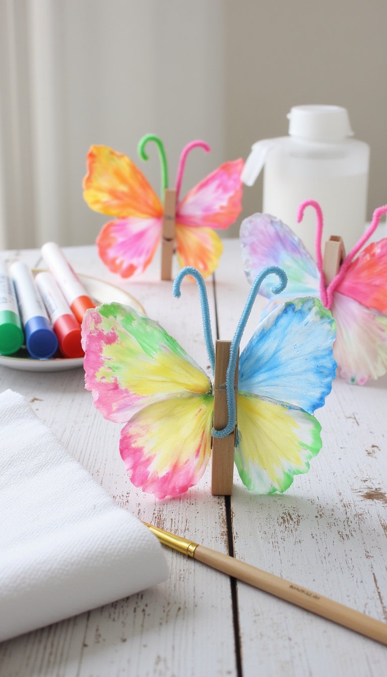3. Coffee Filter Butterflies