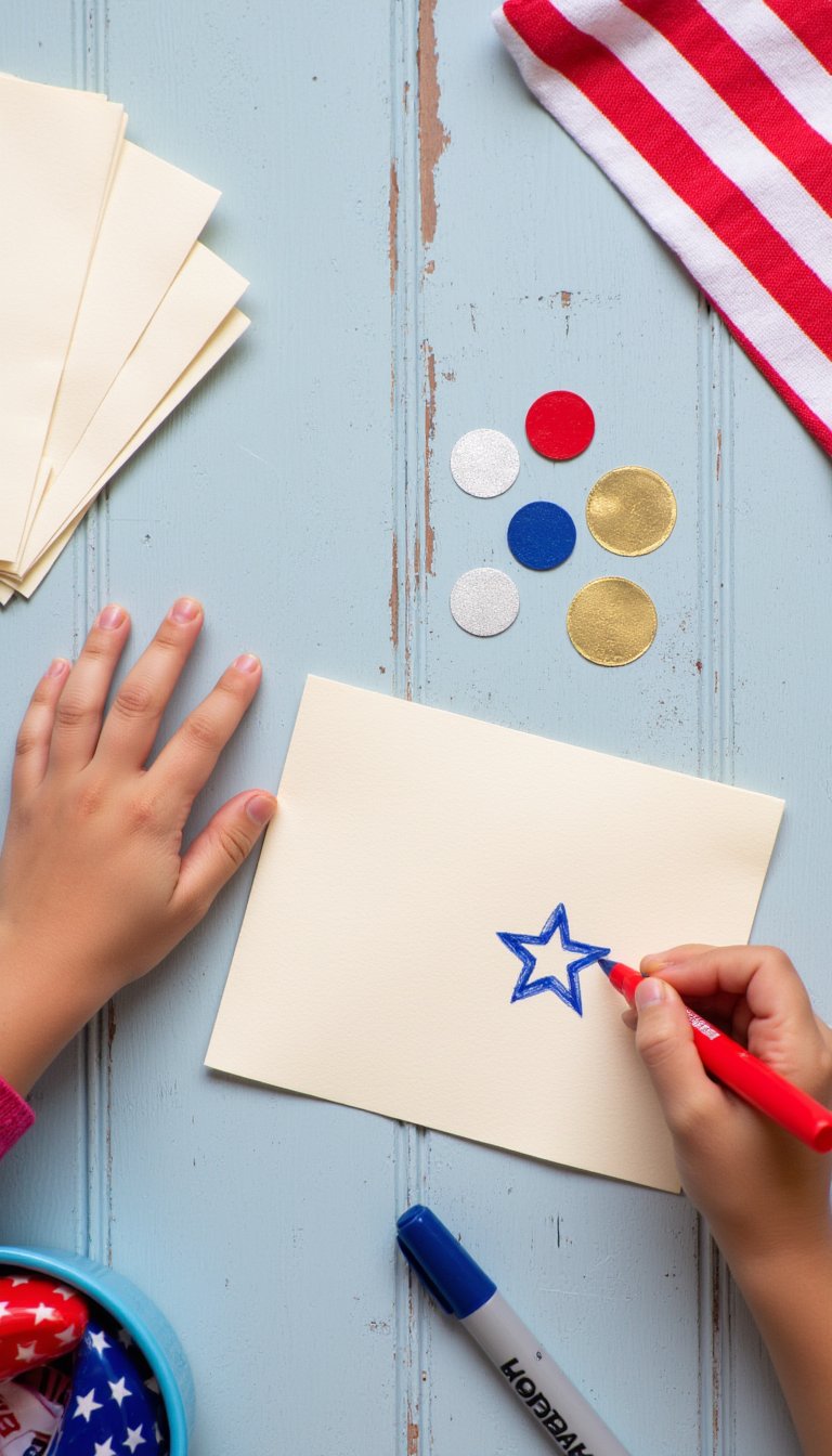 17. "Thank You" Card Decorating for Veterans