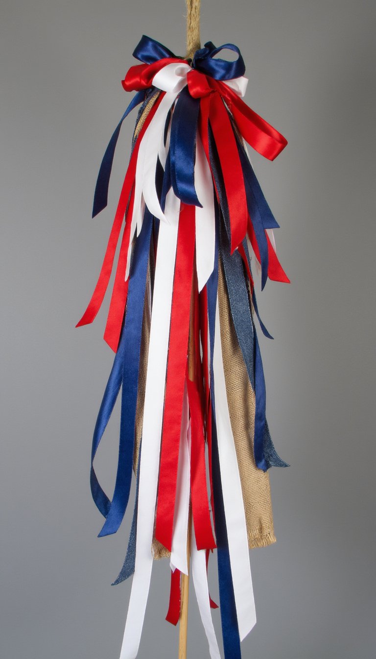 4. Festive Ribbon Streamers