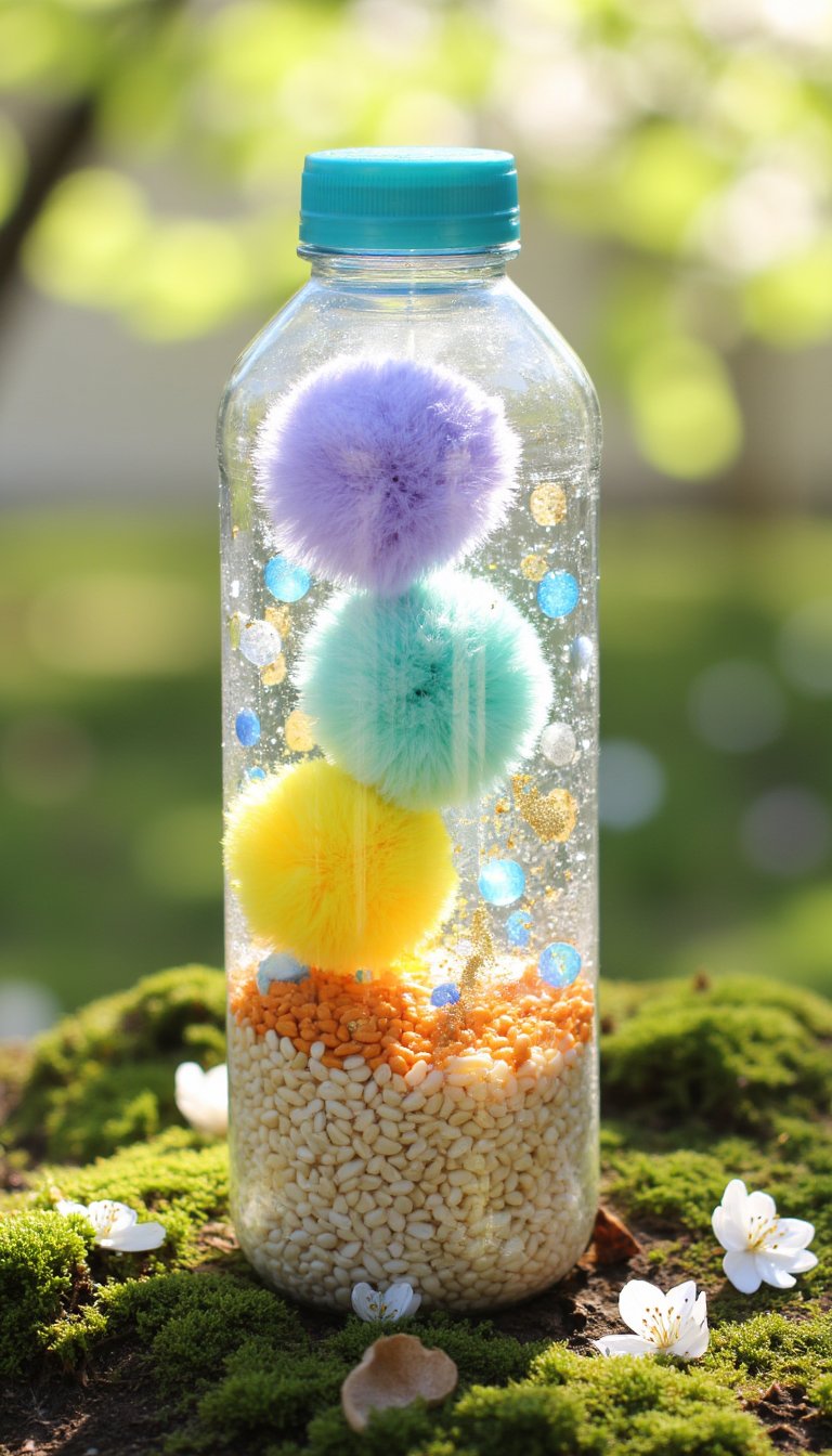 4. Rainstick Sensory Bottles