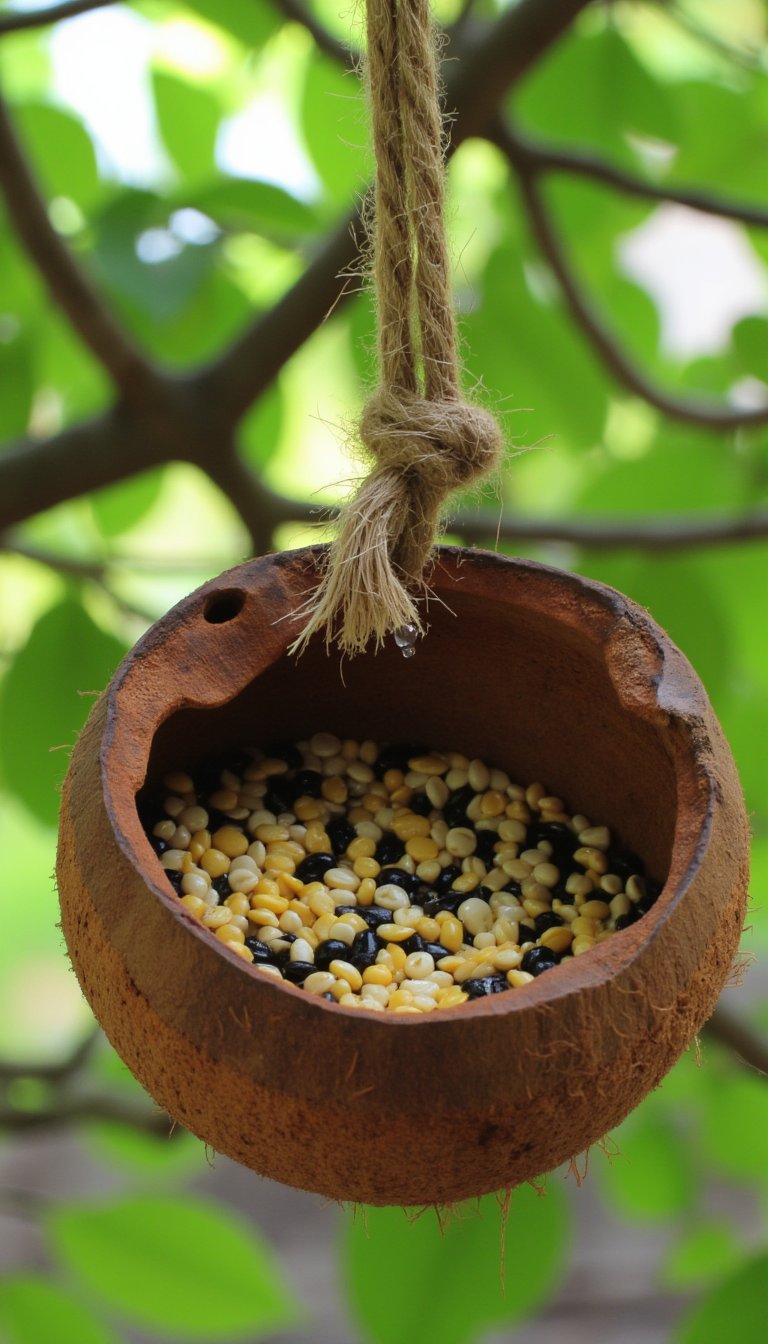 2. Rustic Bird Feeder