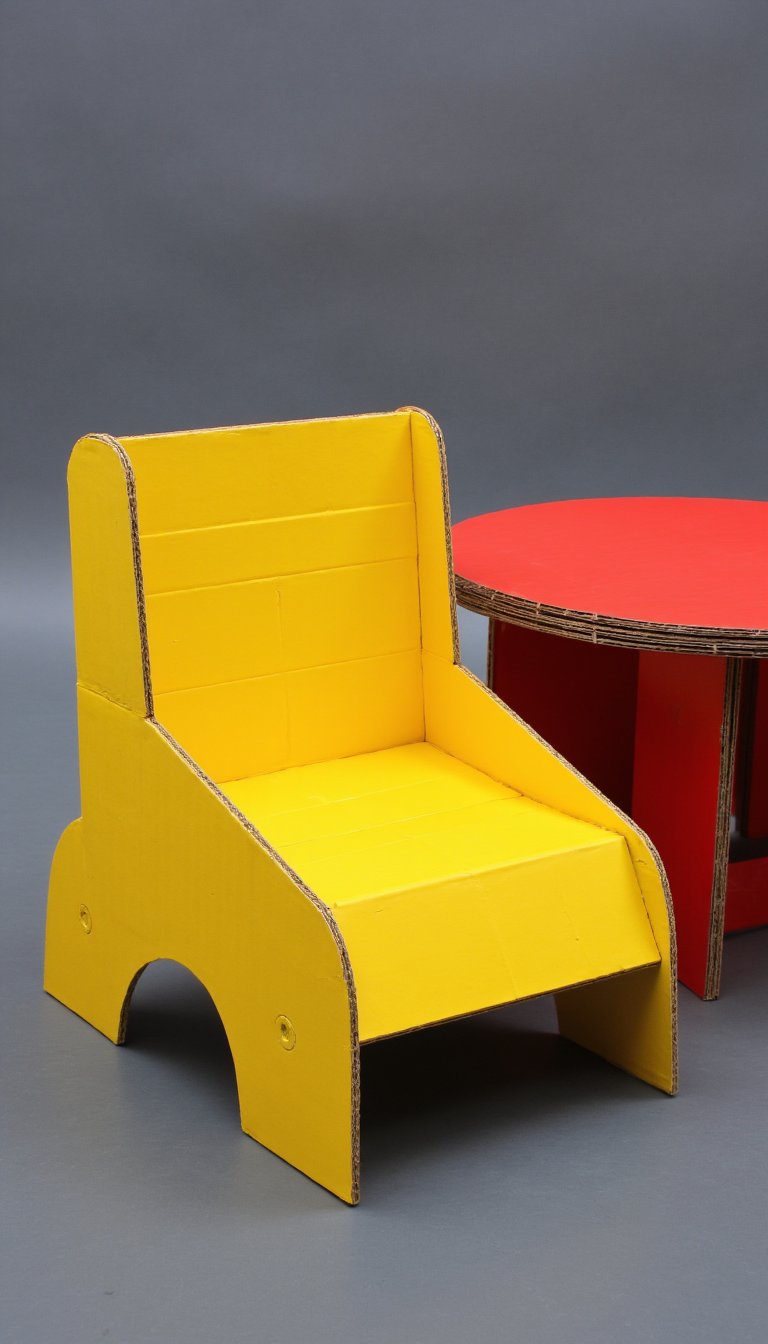 24. Cardboard Furniture for Kids