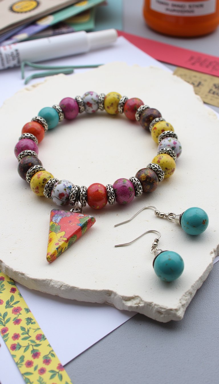 14. Paper Bead Jewelry