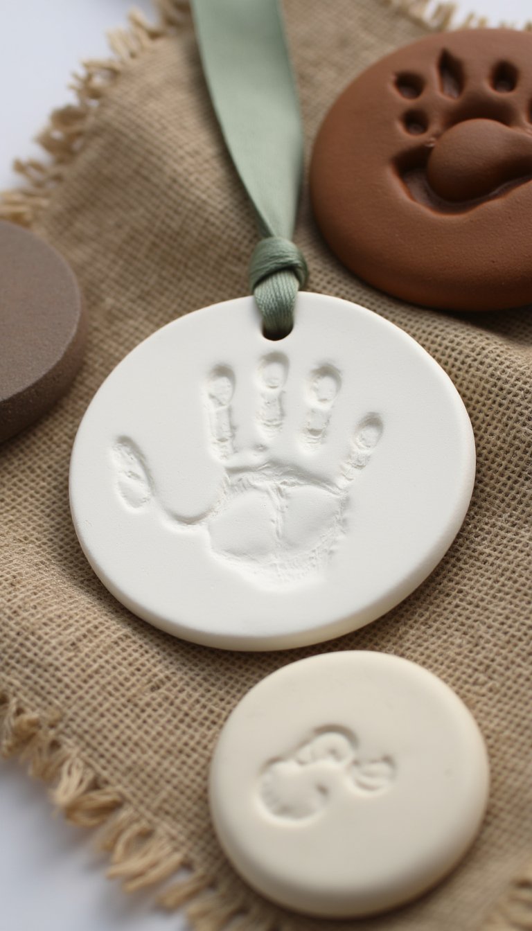 29. Memory Clay Ornaments