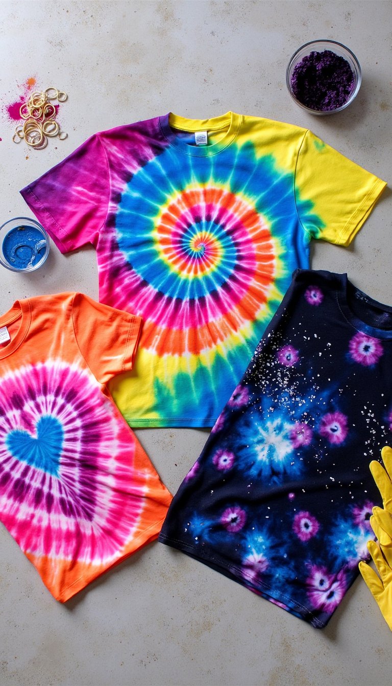 11. Tie-Dye T-Shirts