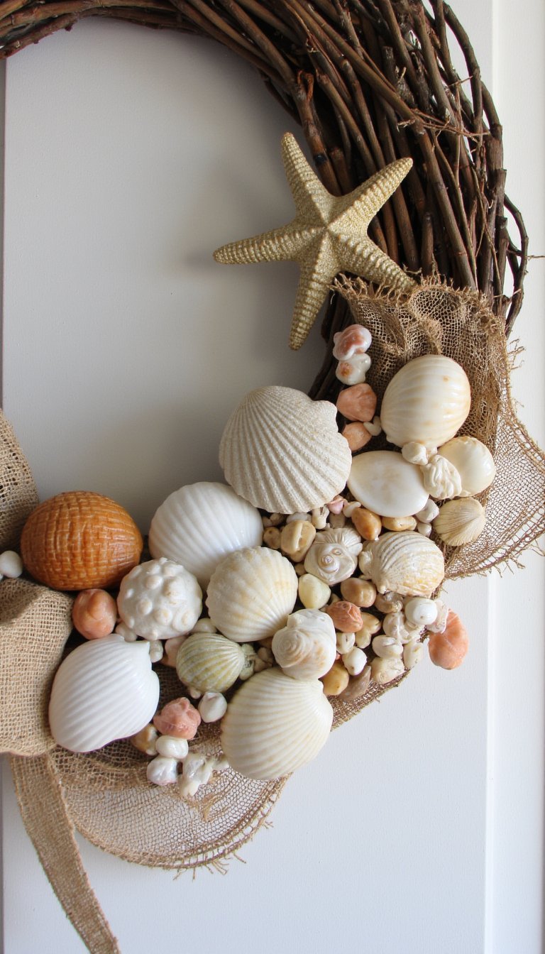 13. Welcoming Seashell Door Hanger
