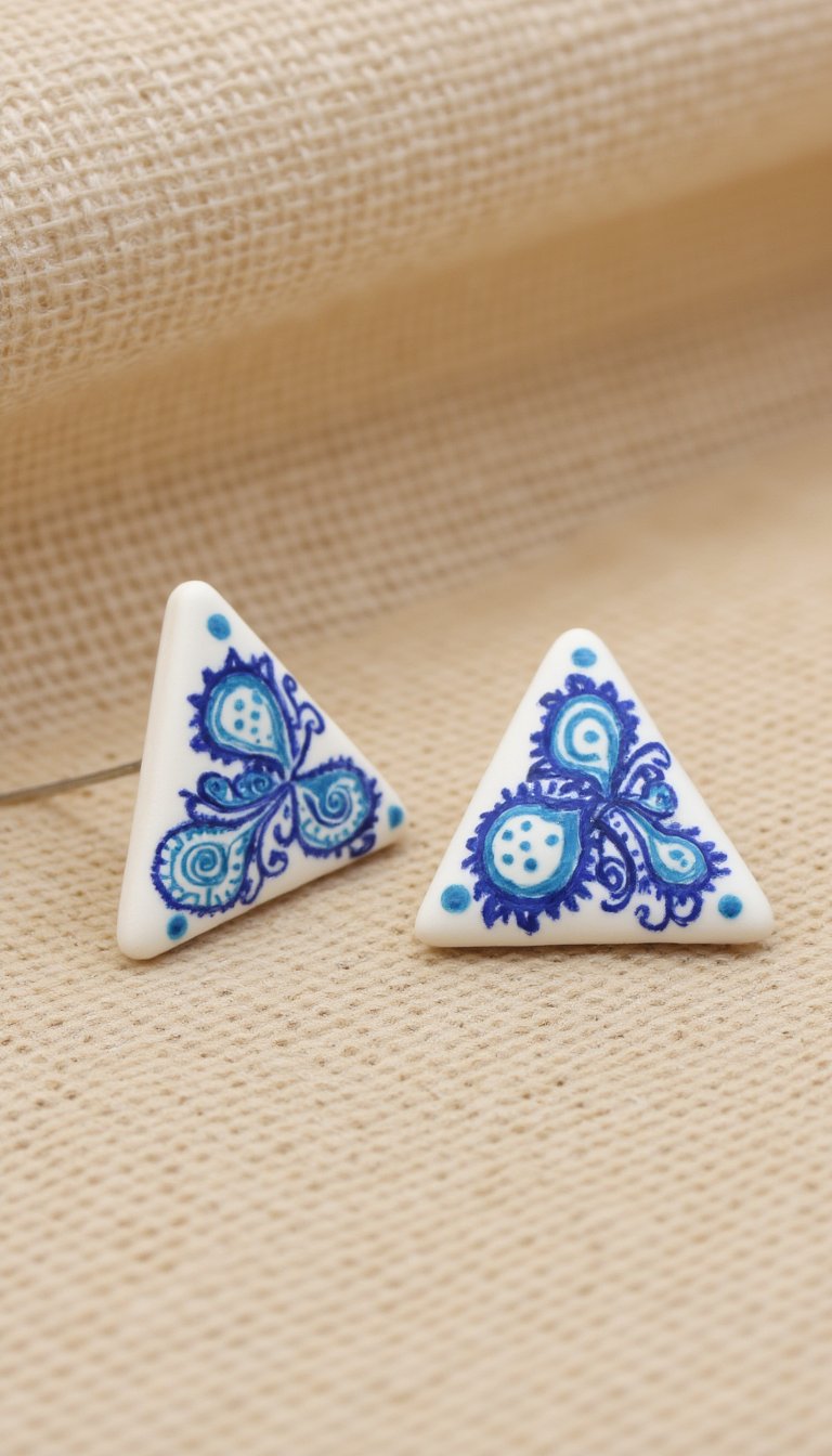 14. Bandana-Inspired Earrings