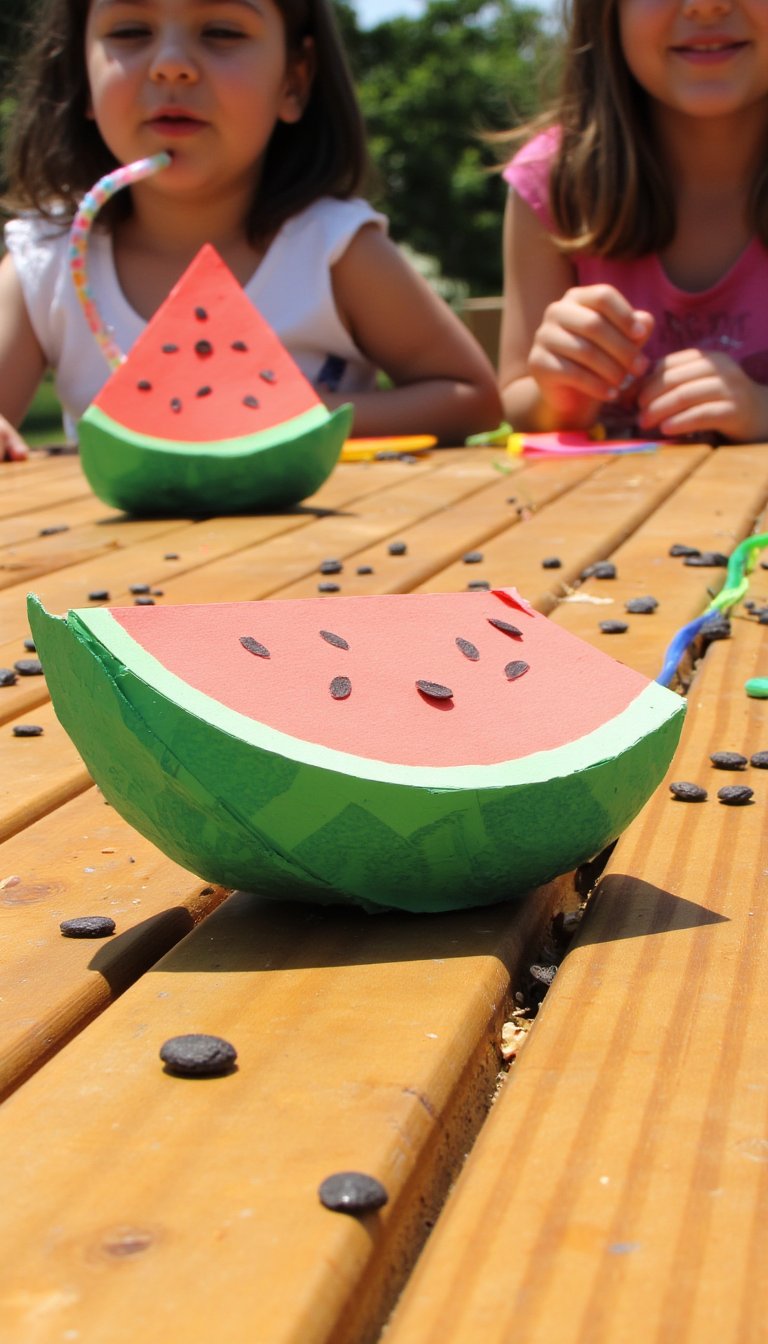 13. "Watermelon" Seed Spitting Contest Game