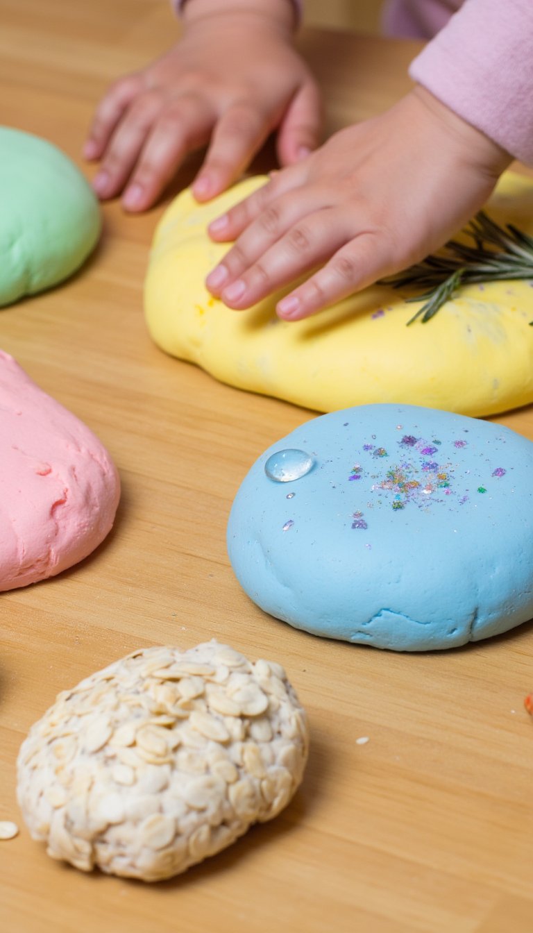 19. DIY Play Dough with Mix-Ins
