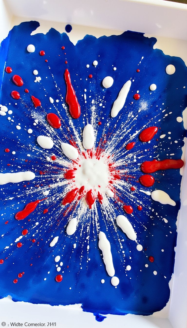 1. Splatter Paint Fireworks