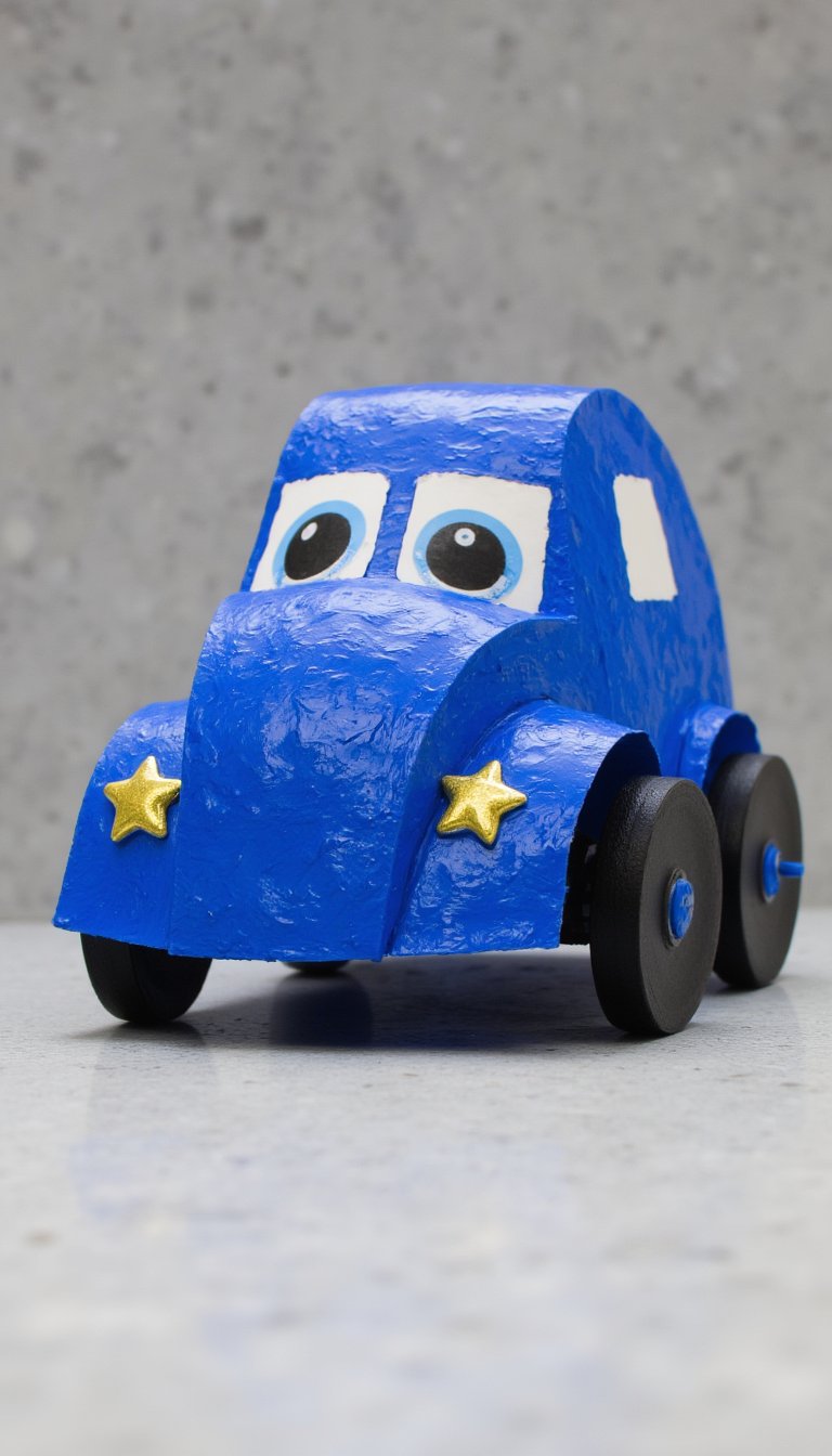 1. Spinning Paper Plate Car