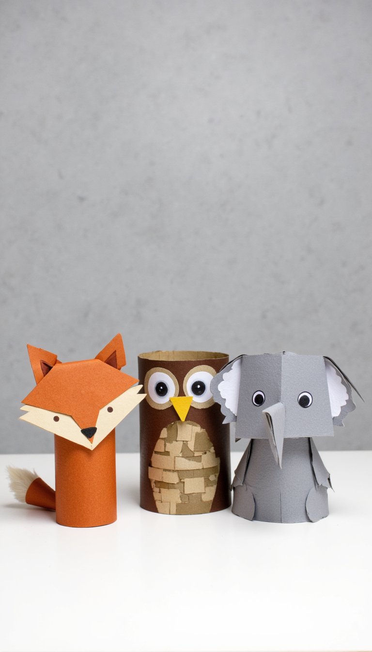 18. Paper Roll Animals