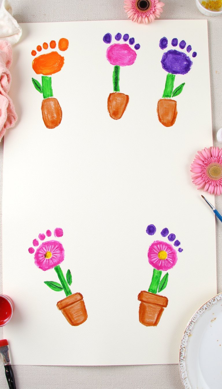 9. Blooming Flower Pots