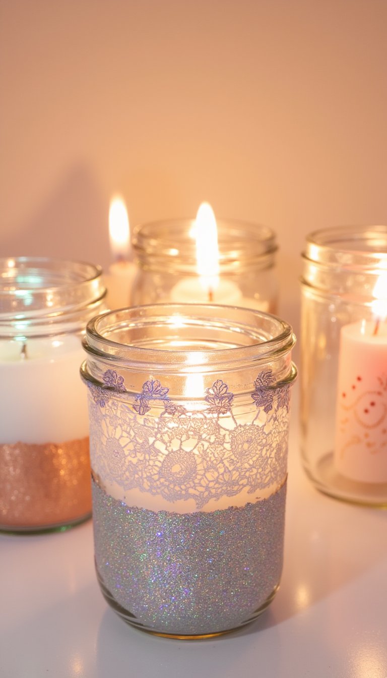 7. Decorative Birthday Candle Holders