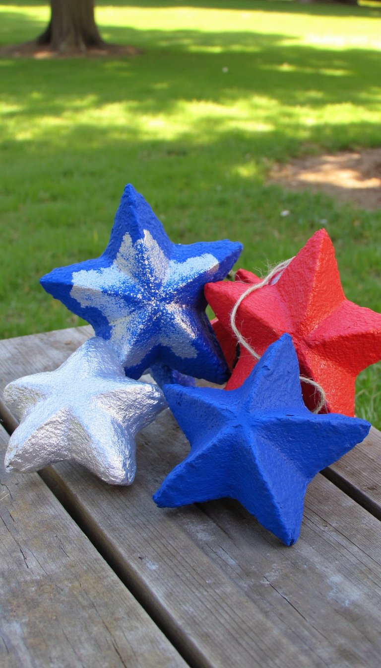 15. Egg Carton Stars