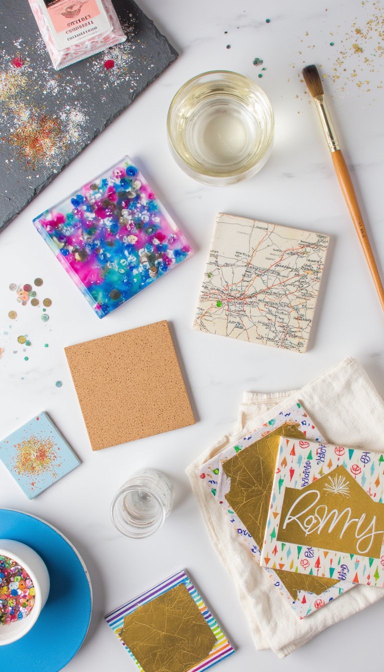 20. Personalized Coasters