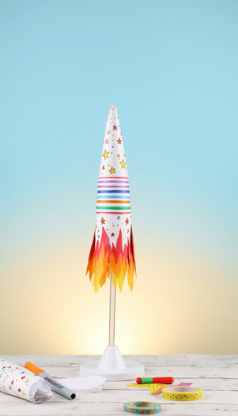 25. Paper & Straw Rockets