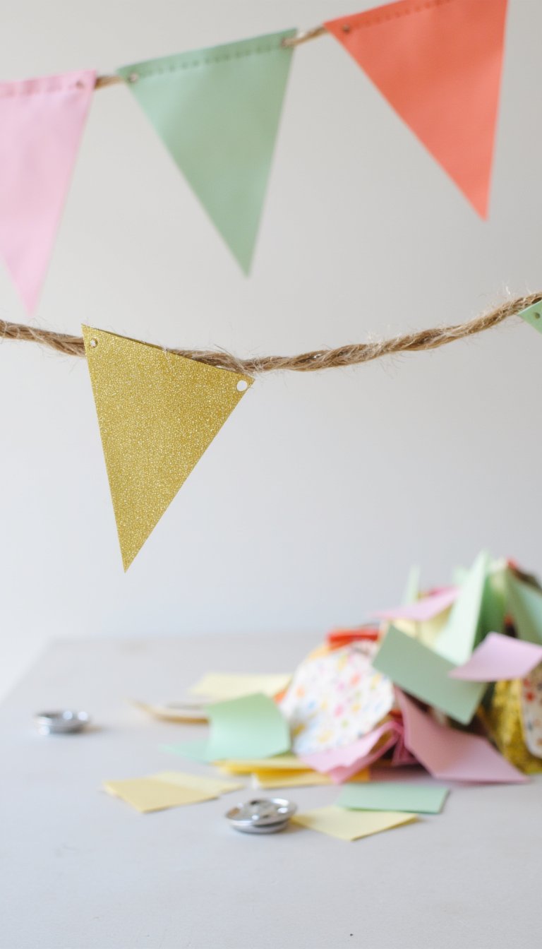 23. Quick & Easy Paper Bunting