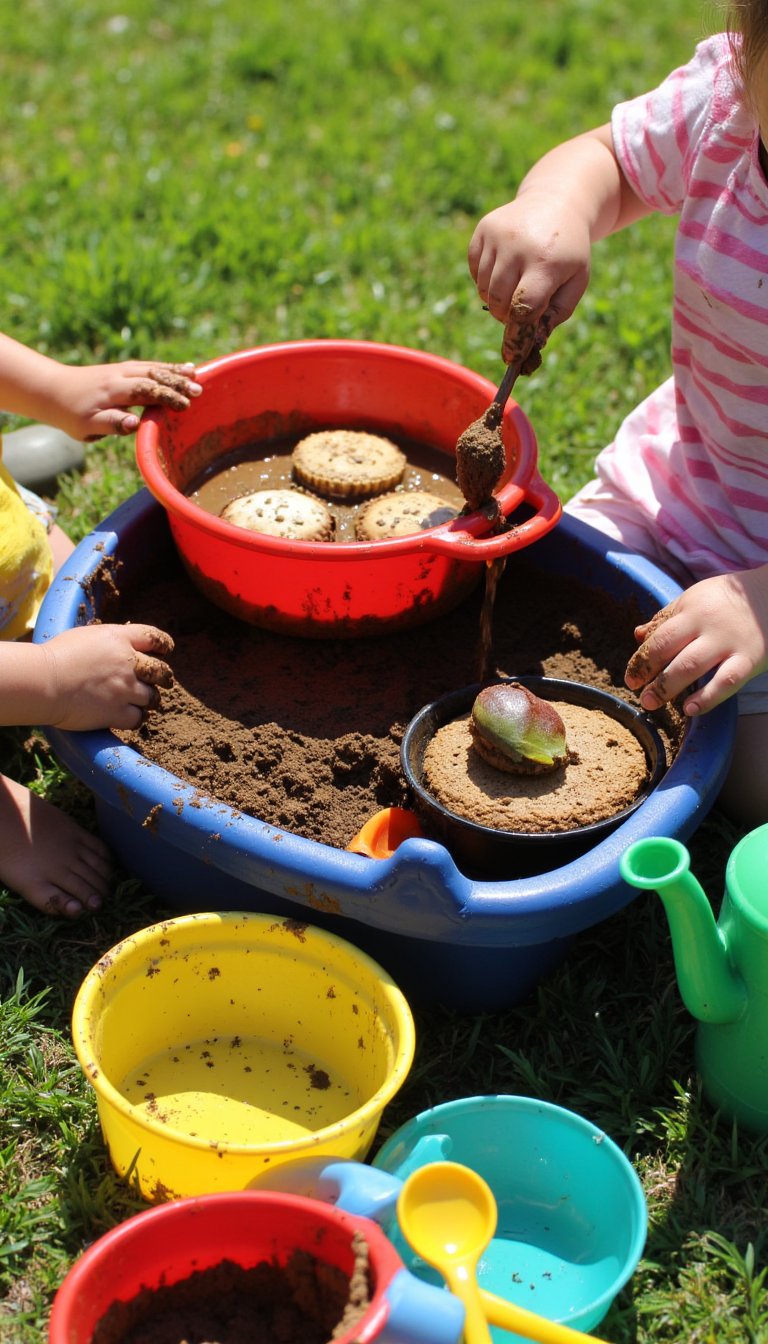4. The Ultimate Outdoor Mud Kitchen
