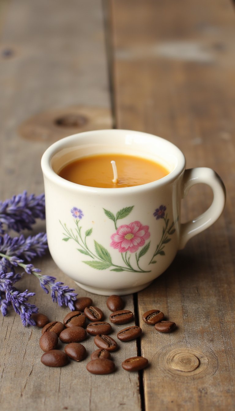 19. DIY Scented Candle in a Mug