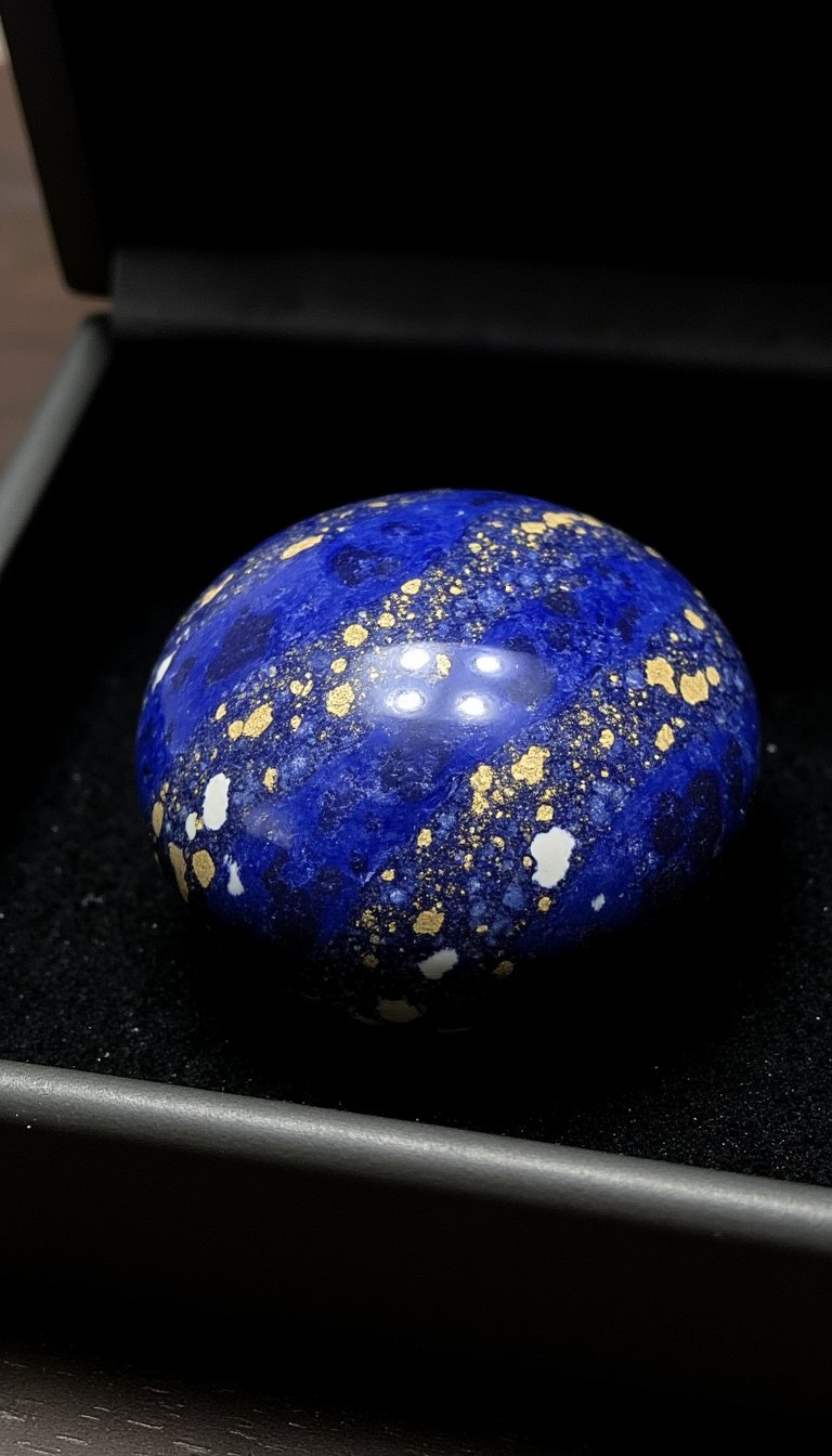 17. Faux Lapis Lazuli Paperweight