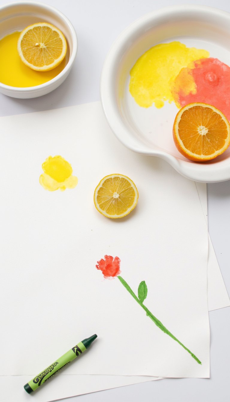 7. Citrus Stamp Garden