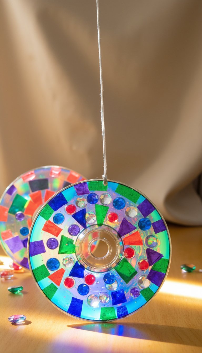 6. CD Spinner Sun Catchers