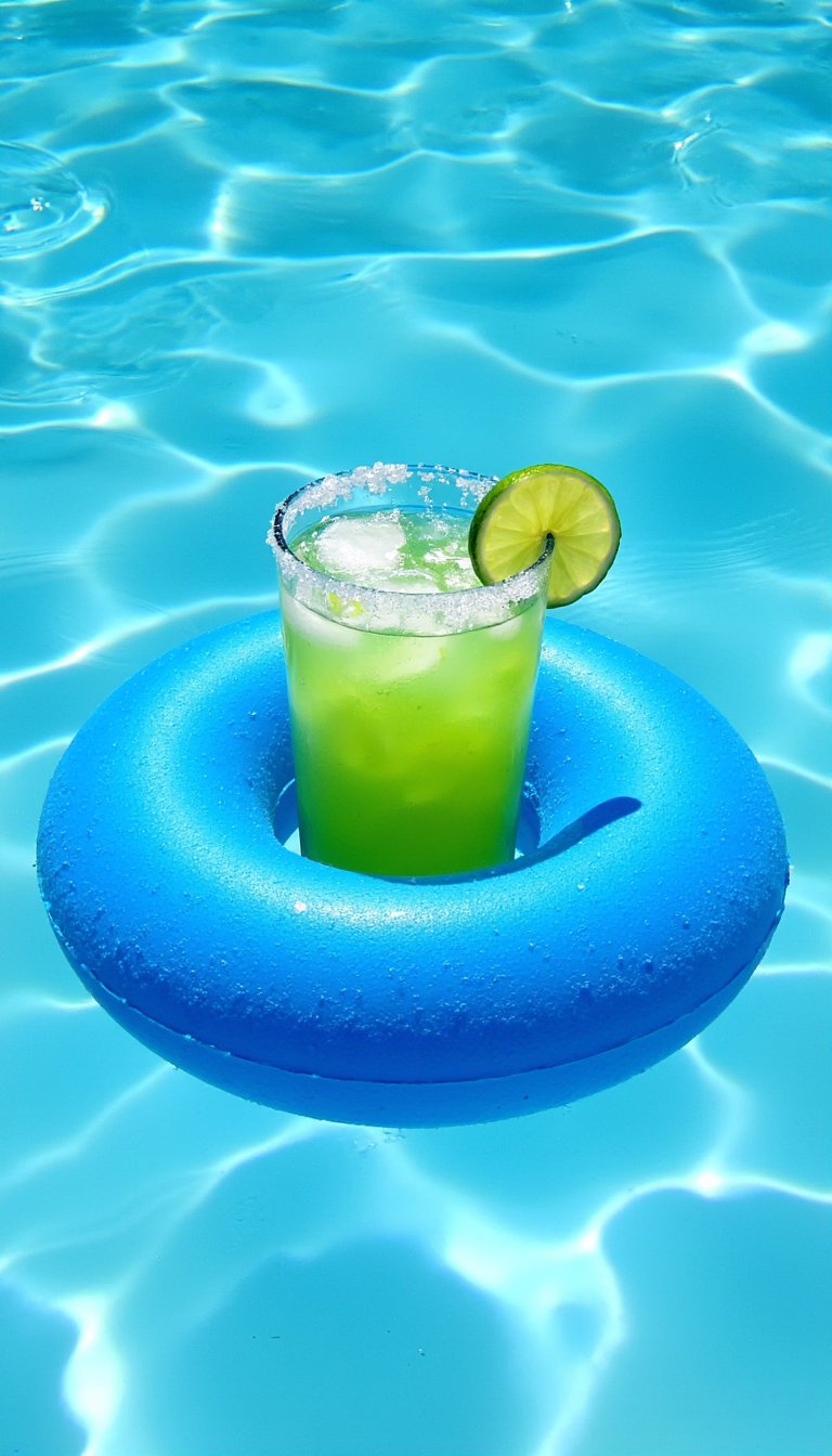 2. DIY Floating Drink Holders