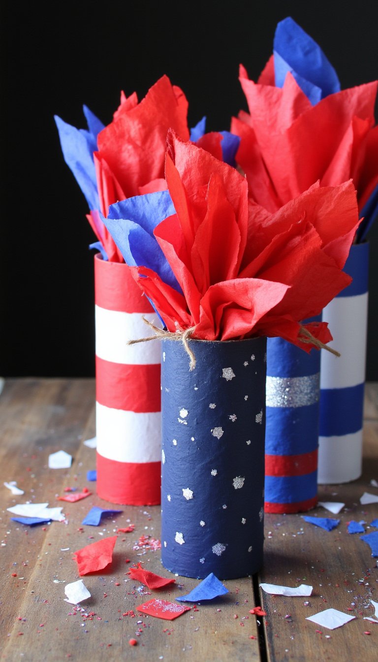 13. Toilet Paper Roll Firecrackers